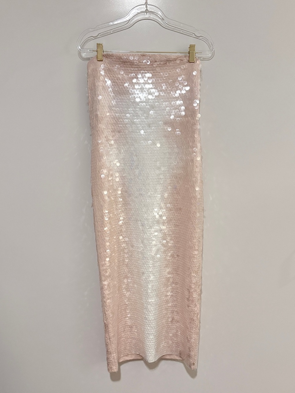 ‘Stemma’ Sequin Strapless Dress